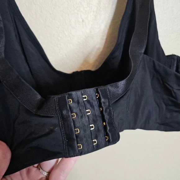 ThirdLove 24/7 Classic Unlined Bra Black Underwire Adjustable Straps 44E - Picture 5 of 7